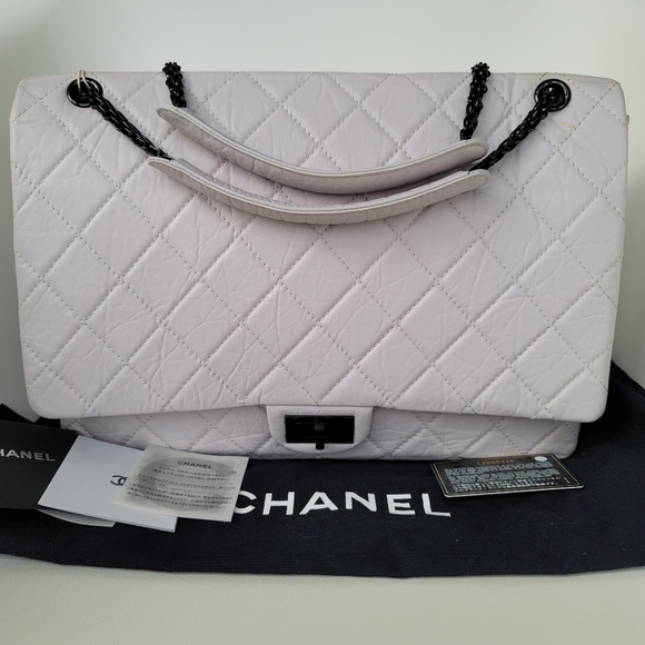 Chanel Paris Classic 2.55 Reissue XL Aged Calfskin Maxi Flap Leather bag France - Picture 1 of 16
